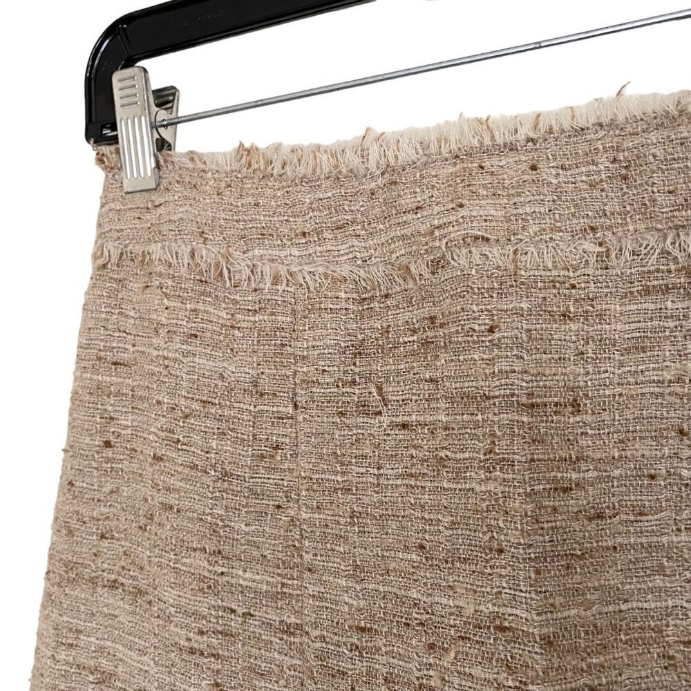 Moschino Cheap and Chic Linen Blend Pleated Skirt - Picture 3 of 6